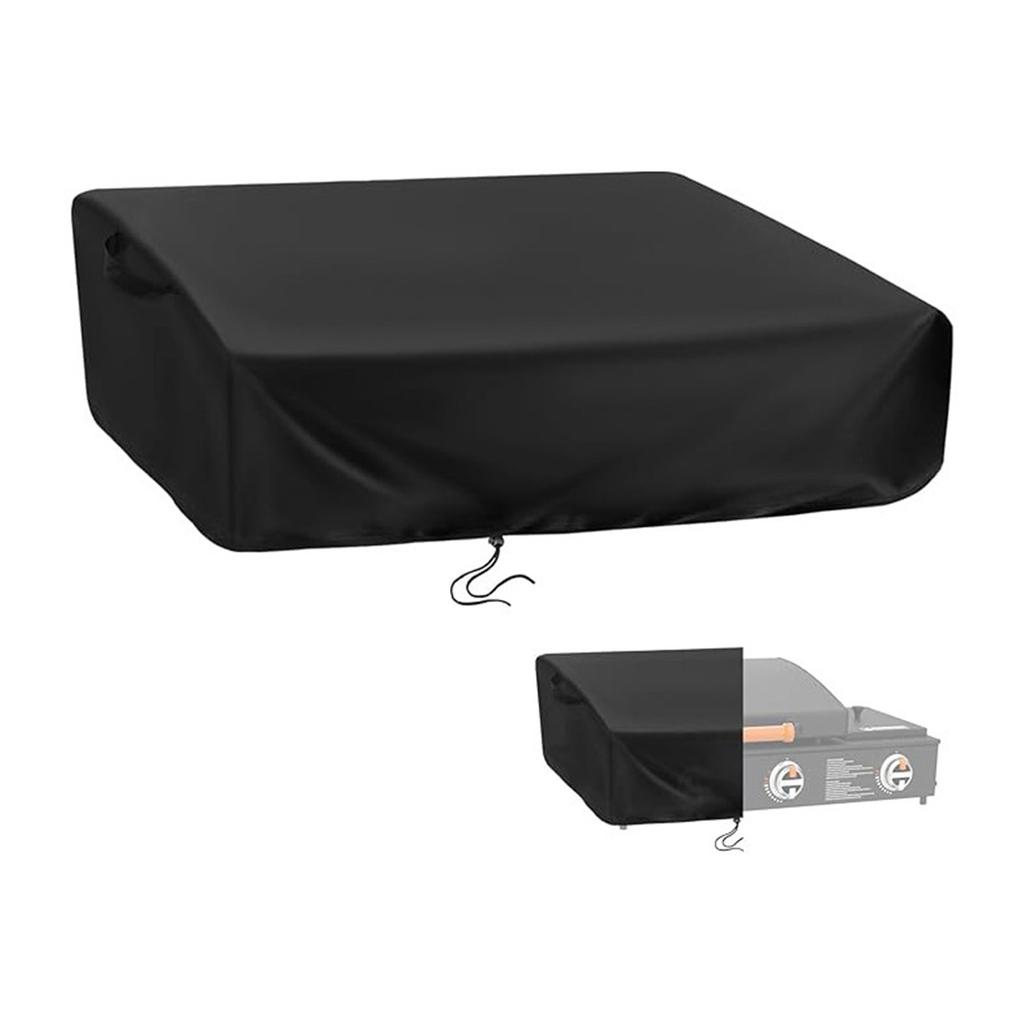 Waterproof Outdoor BBQ Grill Protector Durable 210D Fabric Universals Griddle Cover For Small Portable Grilling Machines