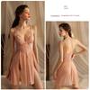 2025 New Arrival Sexy Ultra Slim Mesh Dating Nightdress/Backless Slit Deep V Suspender Dress/Sexy Seduction Pajamas