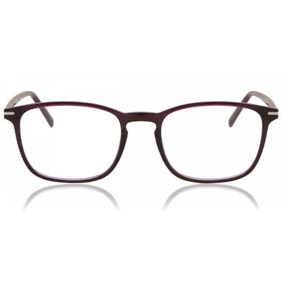 Full Rim Square Dark Purple Smartbuy Collection Elk Ac9e Fashion Unisex Eyeglasses