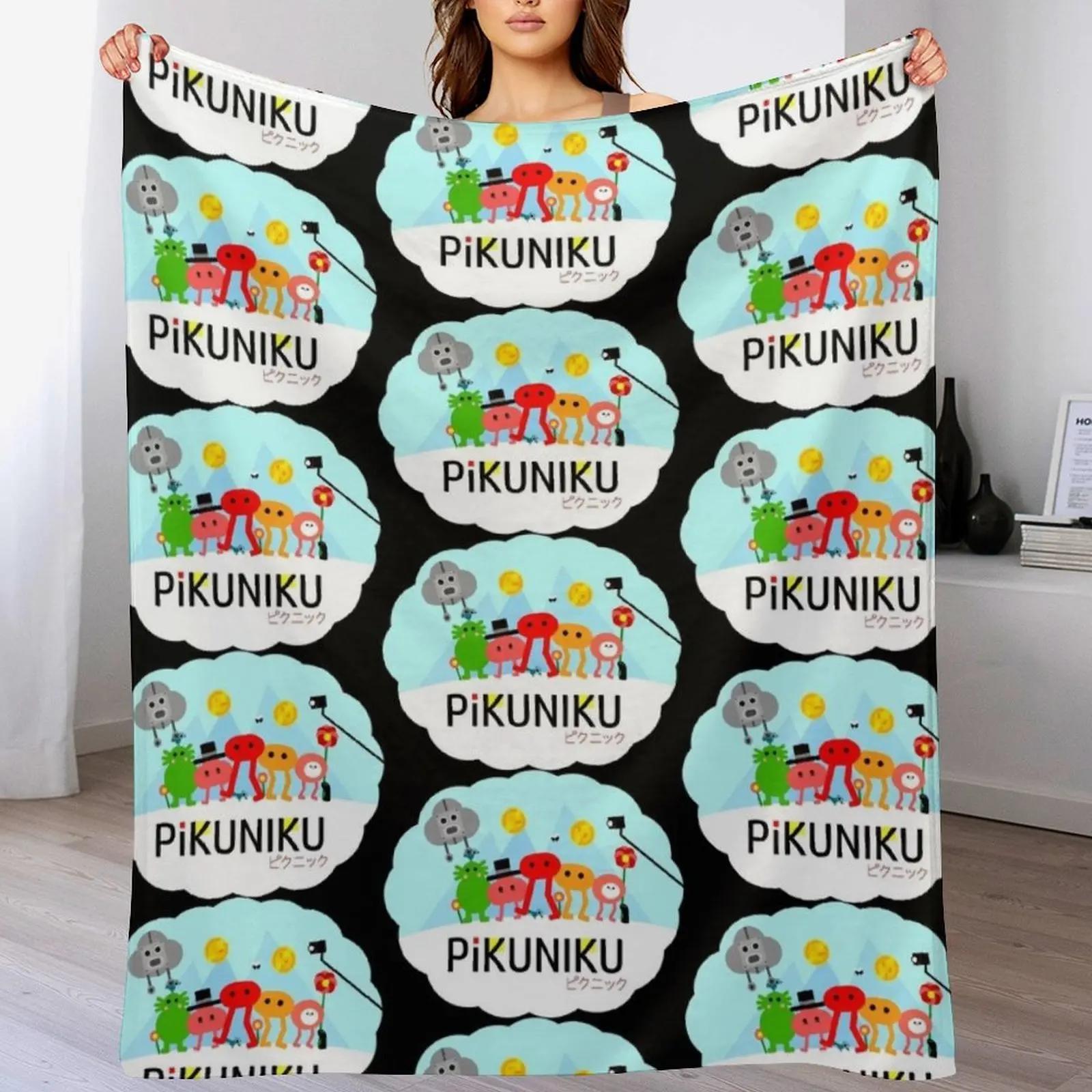 

PIKUNIKU Throw Blanket Warm Plush Fuzzy Blanket for Living Room 102x76cm(40x30in)