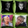 Trendy RRyan Goslinging Cushion Cover Versatile DoubleSided Pillow Case Fit for Sofa Bed Car  Daily Decor
