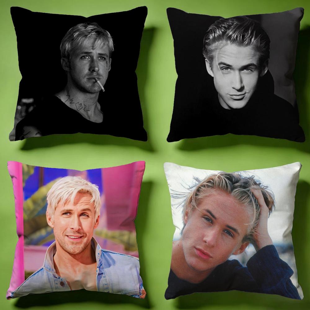 Trendy RRyan Goslinging Cushion Cover Versatile DoubleSided Pillow Case Fit for Sofa Bed Car Daily Decor