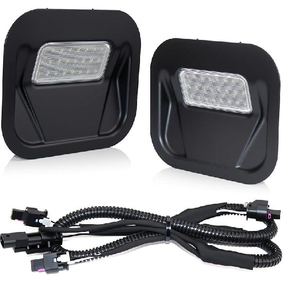 D-Lumina LED Tailgate Step Light Truck Bed Multi-Pro Lamp Assembly Compatible with -2025 GMC Sierra 1500 2500 HD 3500 HD, -2025 Chevy Silverado 1500