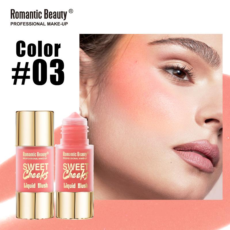 Liquid Blush Multi-Color Matte Blush Liquid Long-Lasting Easy To Color Makeup Pink Brightening Natural Cosmetics