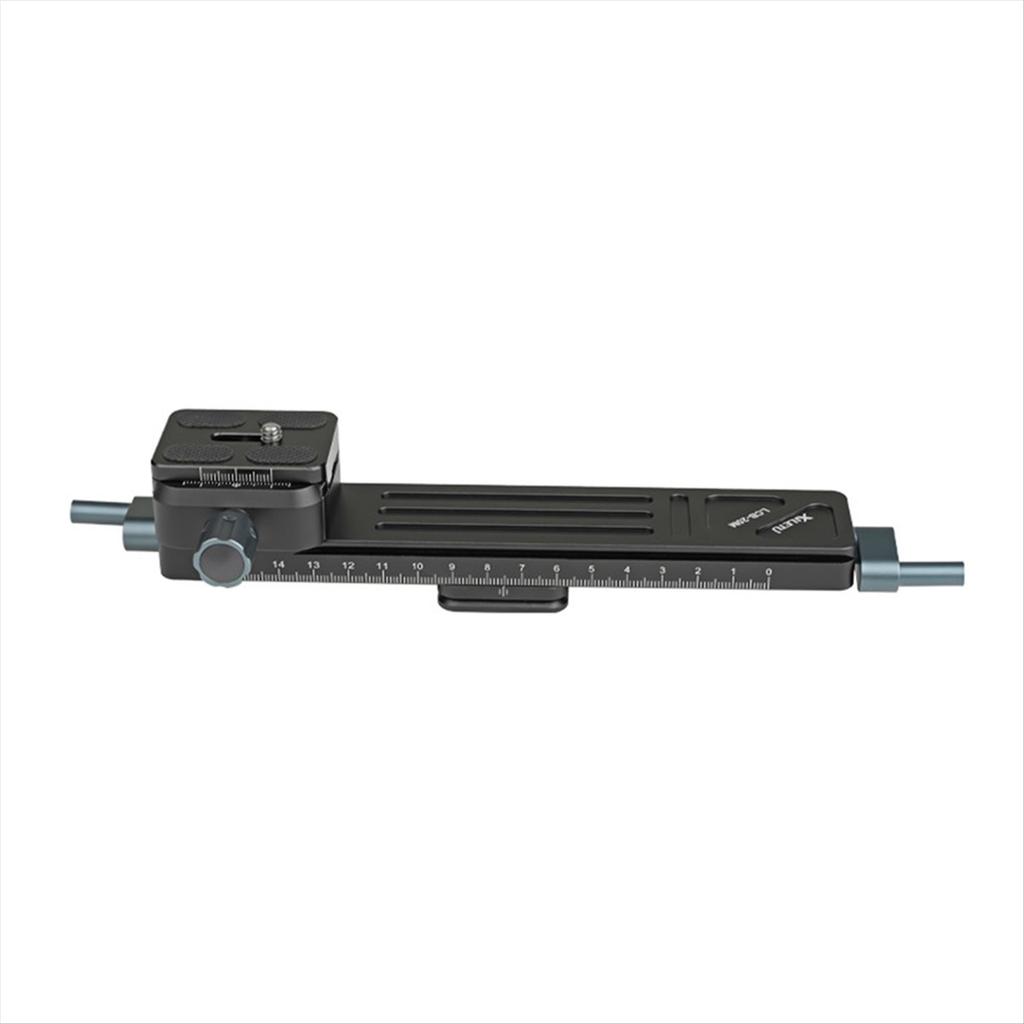 LCB-20M Macro Photography Guide Rail with 1mm Adjustment for DSLR Cameras Tripod Ballheads