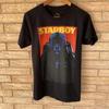 XO The Weeknd Starboy Kurzarm Grafik T-Shirt Größe Small Ärmel Schriftzug