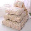 Cute Bow Cat Dog Bed With Pillow Princess Nest Small Medium Puppy Mattresses Sleeping Mat Detachable Pet Sofa Dog Beds Supplies