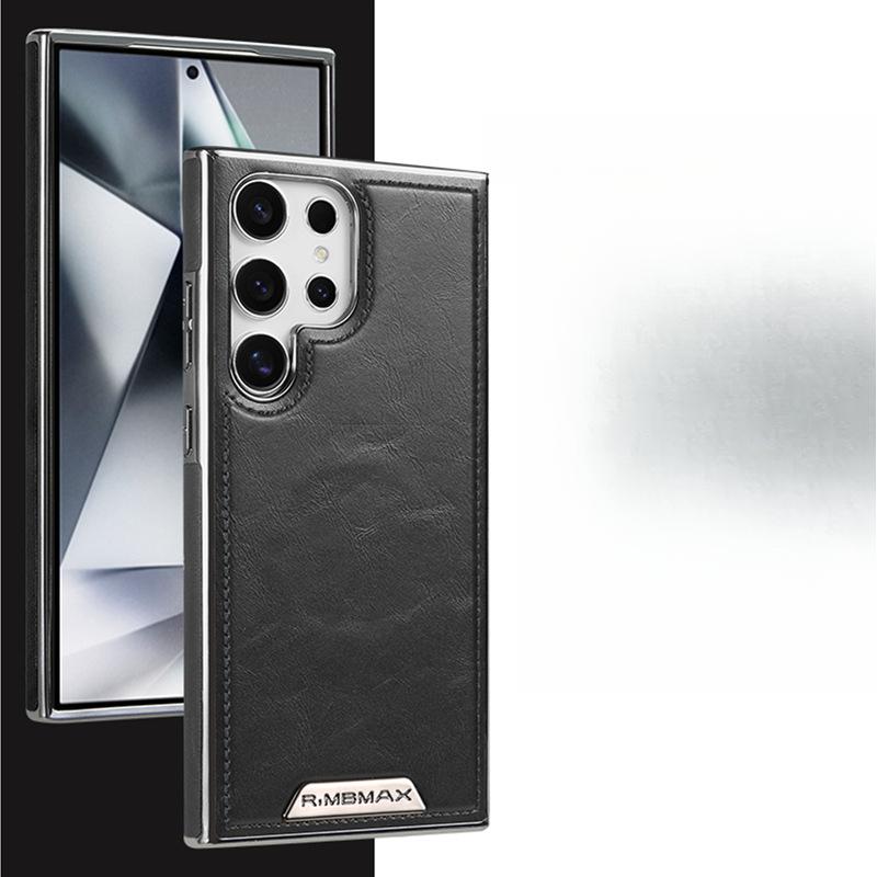 Magnetic Case Samsung S24ultra Mobile Phone Case Suitable for All-inclusive Galaxy Anti-fall S23plus Simple 24+ Set