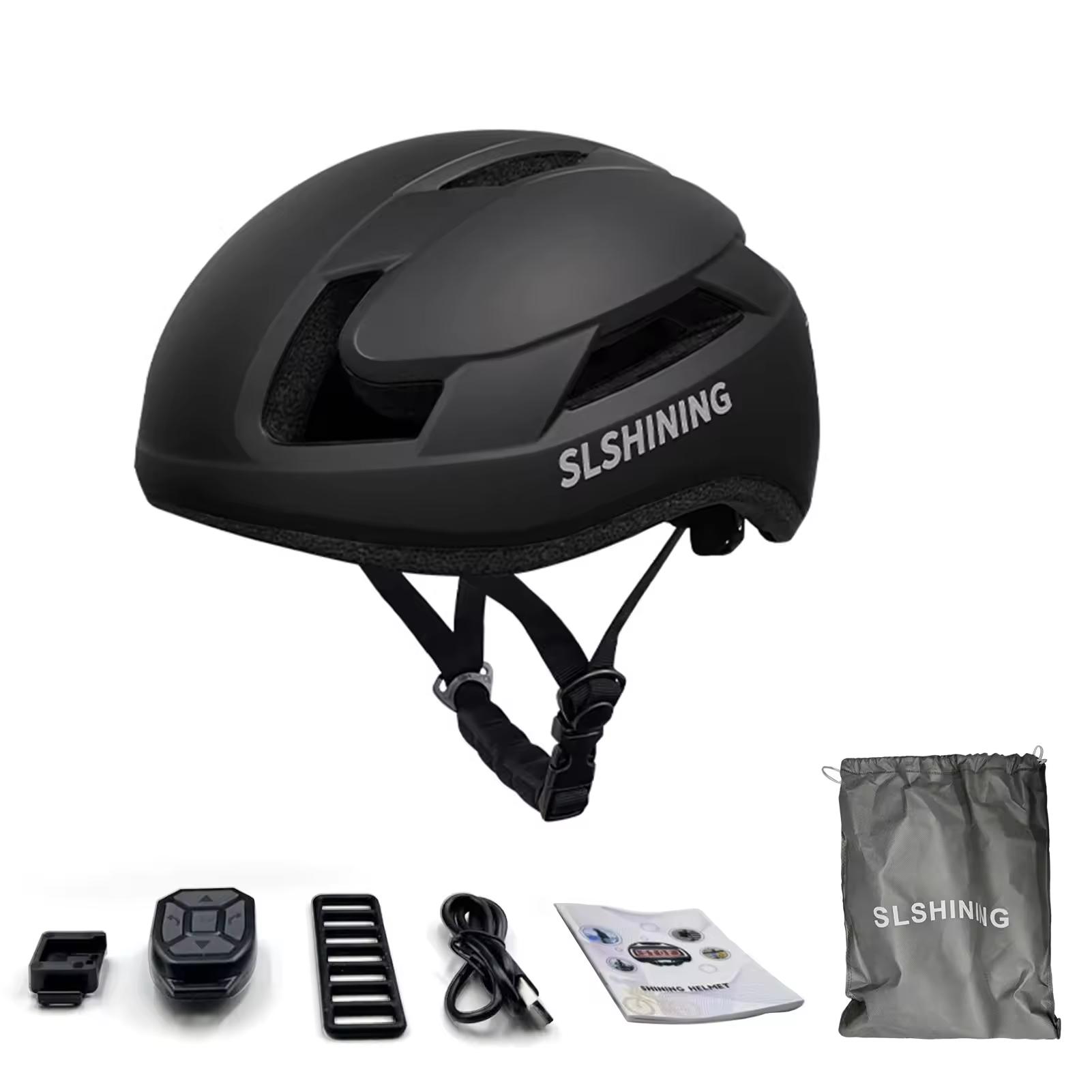 Smart Cycling Helmet LED Display APP Control Programmable Cycling Taillight Road Bike Helmet for Men Women Mtb Mountain Helmet чёрный