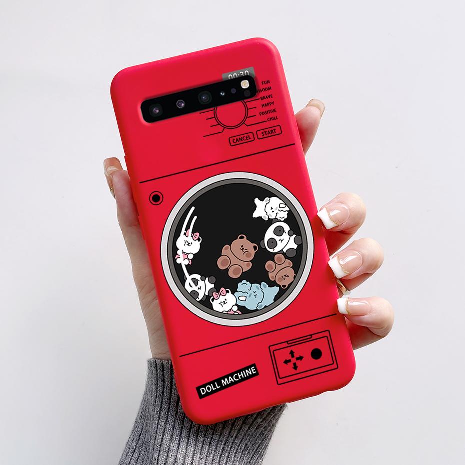 For Samsung S10 5G Case SM-G977N SM-G977B Cute Cat Cartoon Frog Phone Cases For Samsung Galaxy S10 5G Back Cover Silicone Bumper
