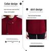 Petite Wool Coat for Women: Autumn/Winter Fashion, Middle-Aged & Elderly, Short Double-Sided Cashmere