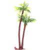 12Pcs Plastic Coconut Palm Trees Miniature Mini Landscape Decor DIY Fairy Garden Micro Landscape Supplies Tropical Palm Tree