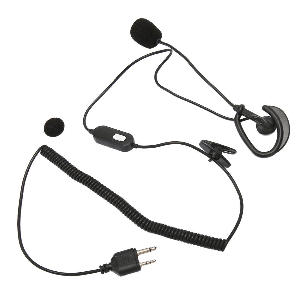 Walkie Talkie Headset PU Wire Great Sound Quality Easy to Use 2 Way Radio Earpiece for Midland