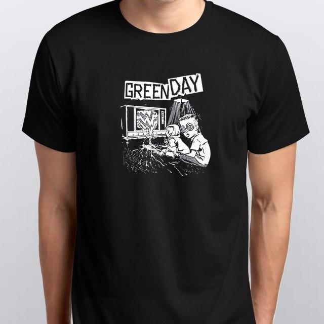 G-green Day Rock Band Music Unisex T-SHIRT S M L XL XXL 3 4 XL Black