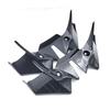 Motorcycle Front Spoiler Fairing Winglet Aerodynamic Wing Cover Trim For Kawasaki Z650 Z 650 z650 2021-2025 23 Spoiler Winglet