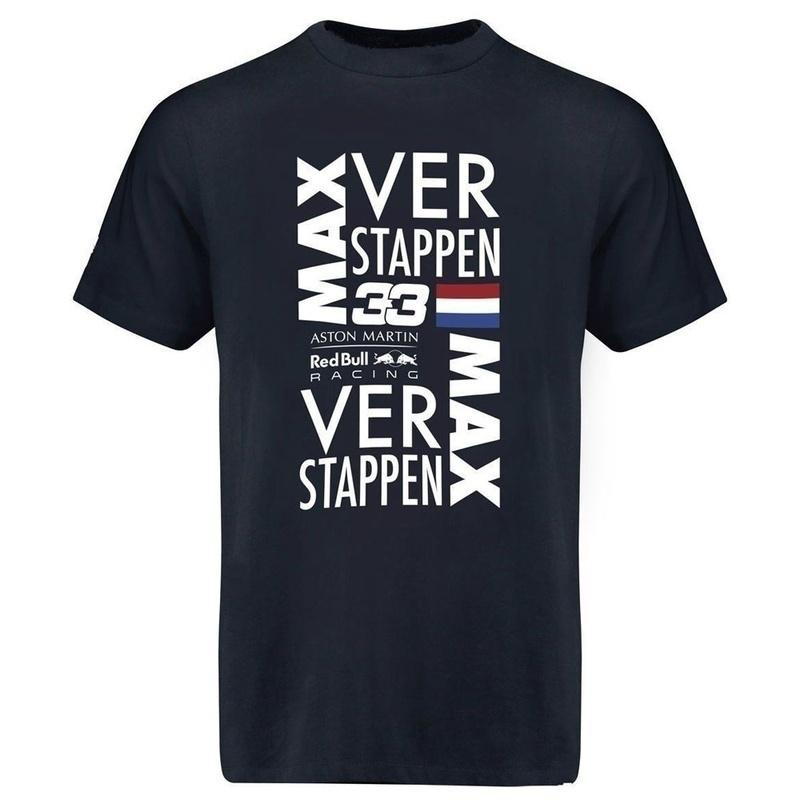 

Red Bull Aston Martin mula 1 Racing Max Verstappen 2019 T-ShirtS Xxxl