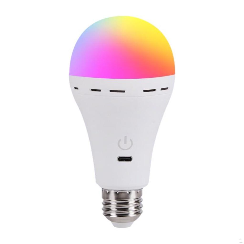 Rechargeable lightemitting diode Bulb, Remote Control, Universal Port Charging, Emergency Lighting,