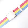 Adjustable Canvas Belt Colorful Nylon Braided Belt Fashion Metel Buckle Belt  Unisex