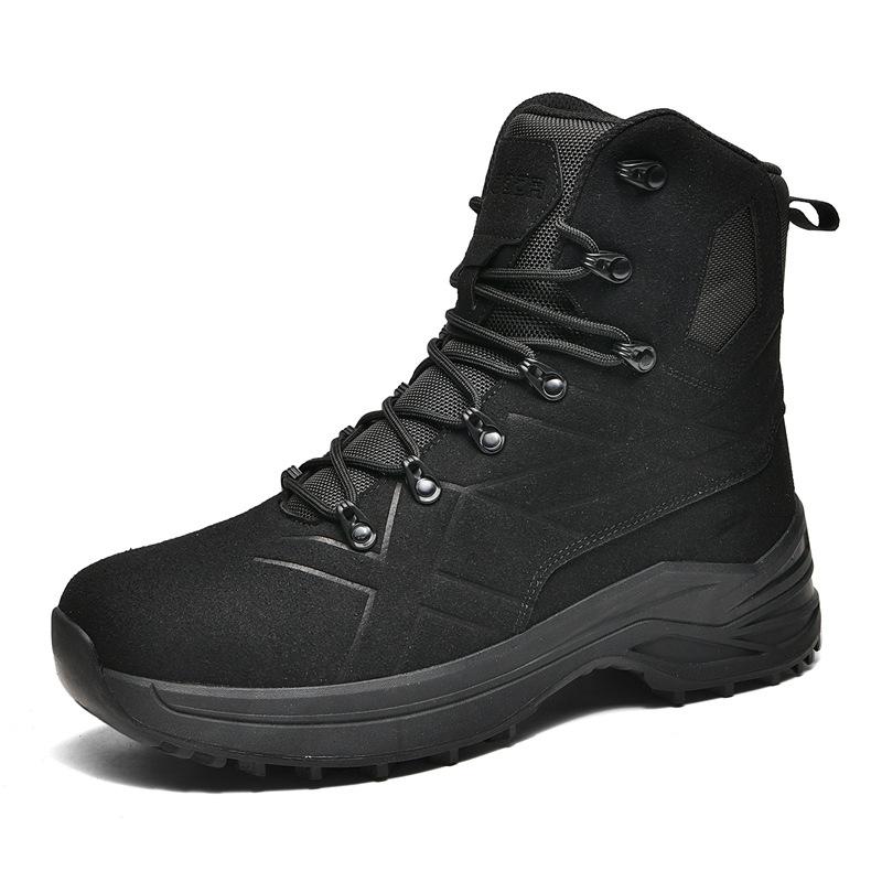 Large size outdoor field training battlefield men s boots medium and high top desert shoes men s new mountaineering and hiking shoes 39