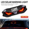 Solar Powered Car Neon Light Wireless Cool DEMON EYE Led Ambient Light Suction Cup USB Rechargeable Atmosphere Breathing Lamp