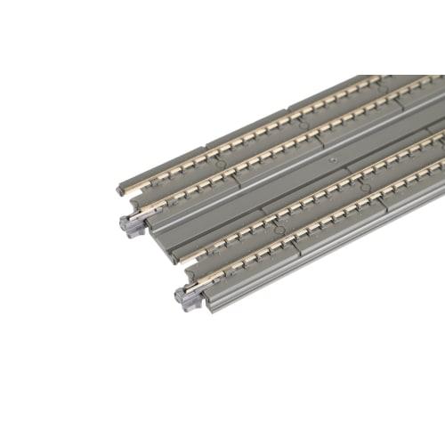 KATO N Gauge Double-Track Slab Straight Track, 124mm, Set of 2, 20-025, Model Railroad Supplies
