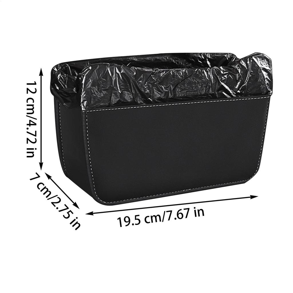 Car Seat Storage Bag Seat Back Storage Bag Non-slip Sunglasses Holder Large Capacity Auto Garbage Bin For Outdoor Commuting