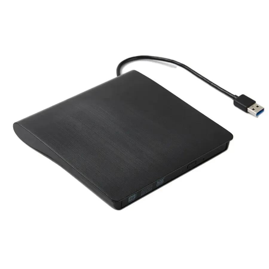 

Внешний CD DVD привод USB 3.0 Тонкий Портативный Подходит для DVD-R DVD-RW Плеер Пишущий привод для ПК Ноутбука Компьютера Настольного компьютера Windows 10/8/7