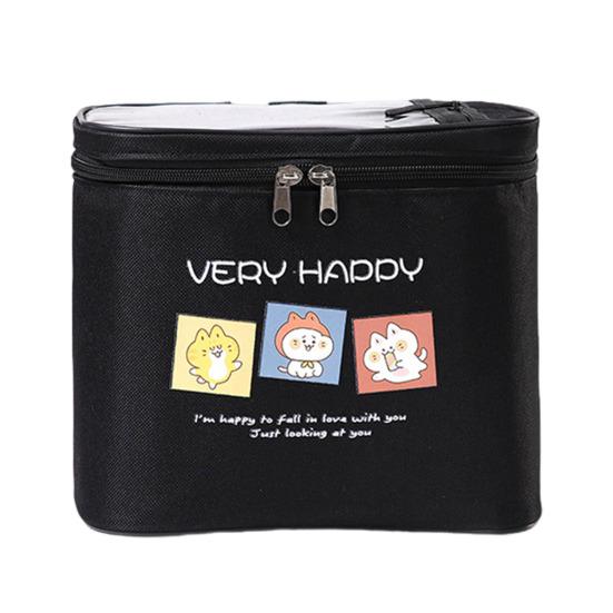 Bike Head Bag Waterproof Design Large Capacity Front Hanger Bag Easy Installation Cartoon Pattern Cycling Pouch