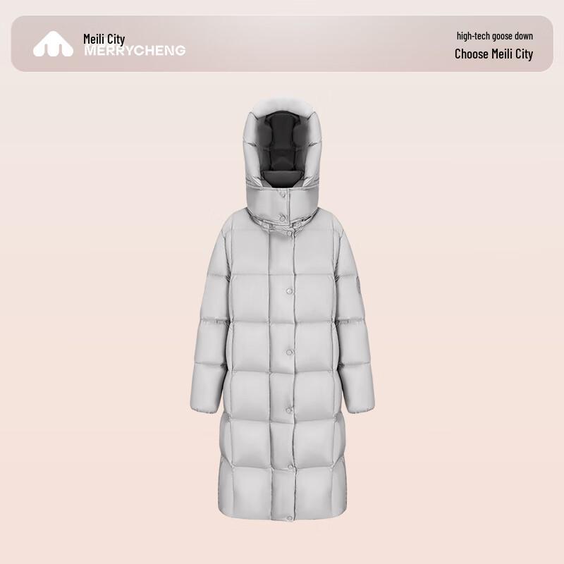 

Meili City Women s Long Goose Down Parka XS