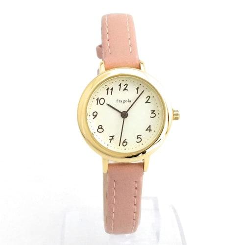 Fragola Women's Pink Watch, H00921S-1 GD/PK, Sweatproof Strap, 10 ATM Water Resistant