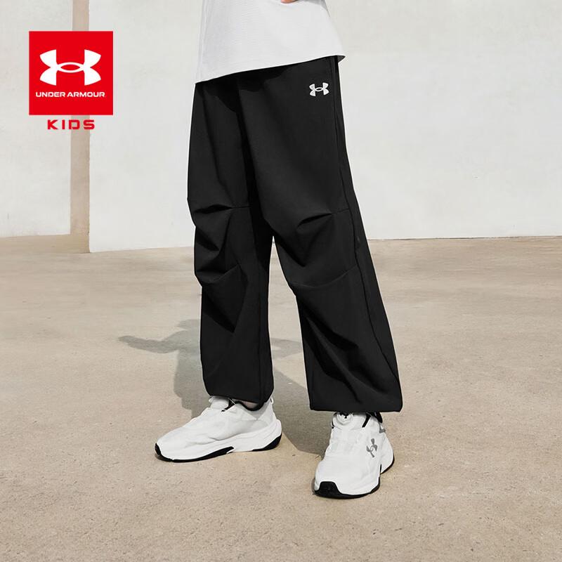 Under Armour Детские свободные тканые спортивные брюки 130
