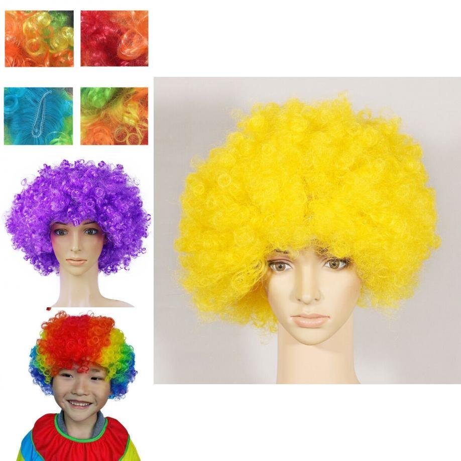 Joker Costume Wig With Colorful Explosion Hair For Kids And Adults Party Fun