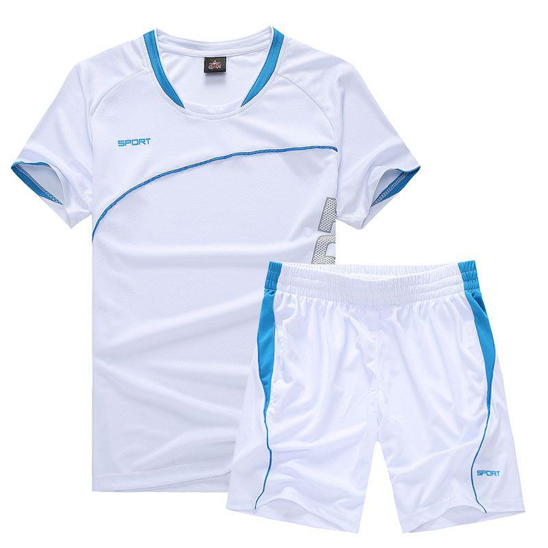 Sports Running Men Suit Quickdrying Short Sleeve Shirts Summer Gym Shorts