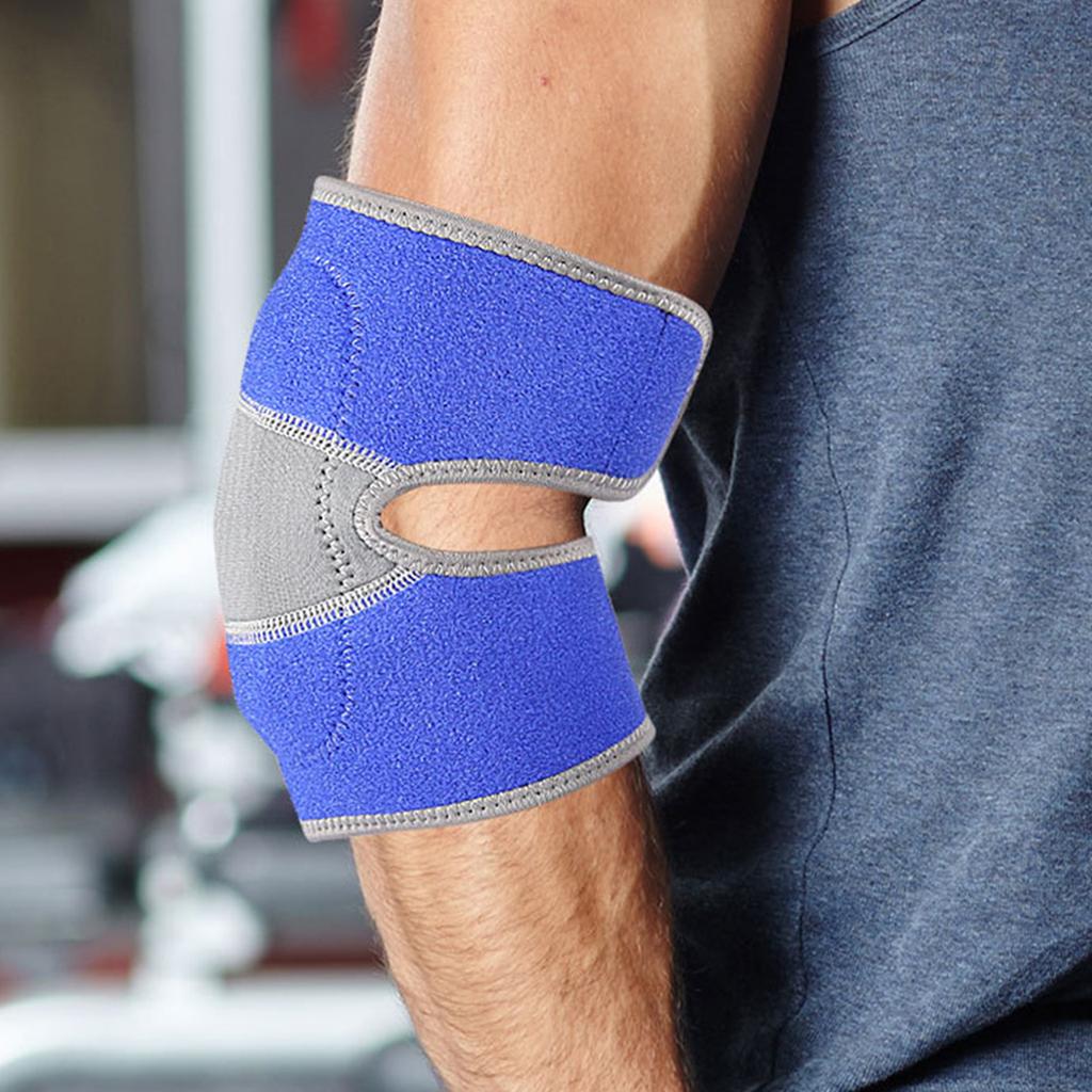 Basketball Elbow Guard Adjustable Elbow Brace Softball Elbow Support Breathable Arm Guard for Cycling Sports Volleyball