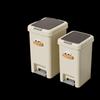 Household Foot Pedal Trash Can Set