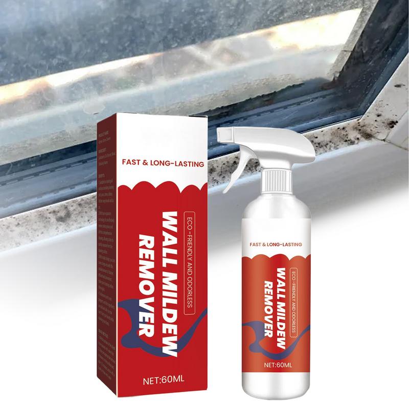 Wall Cleaner Spray Home Stain Remover Tool 60ml Multi-Function Wall Cleaner Spray For Bathroom Commercial Bedroom Living Room