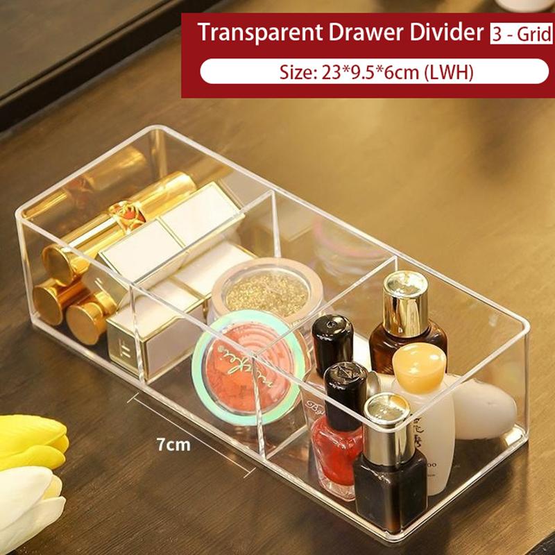 

Clear Acrylic Drawer Makeup Organizer Storage Box Drawer Type Storage Lipstick Organizer Box Cosmetic Creams Organizer