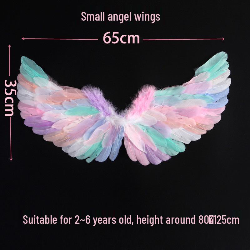 Angel Feather Wings Cosplay Props for Children & Adults - Ideal for Halloween & Parties