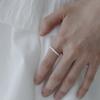 Mouvebament White simple Ring_Silver 925