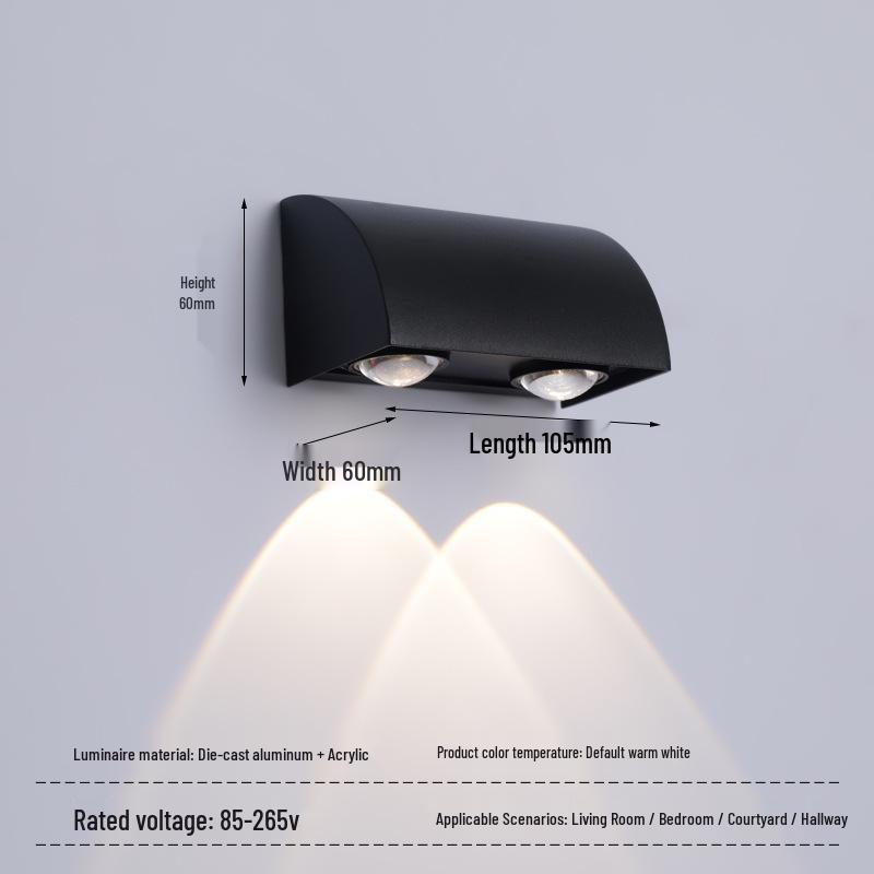 Modern LED Waterproof Outdoor Wall Lamp – Creative Design for Corridor