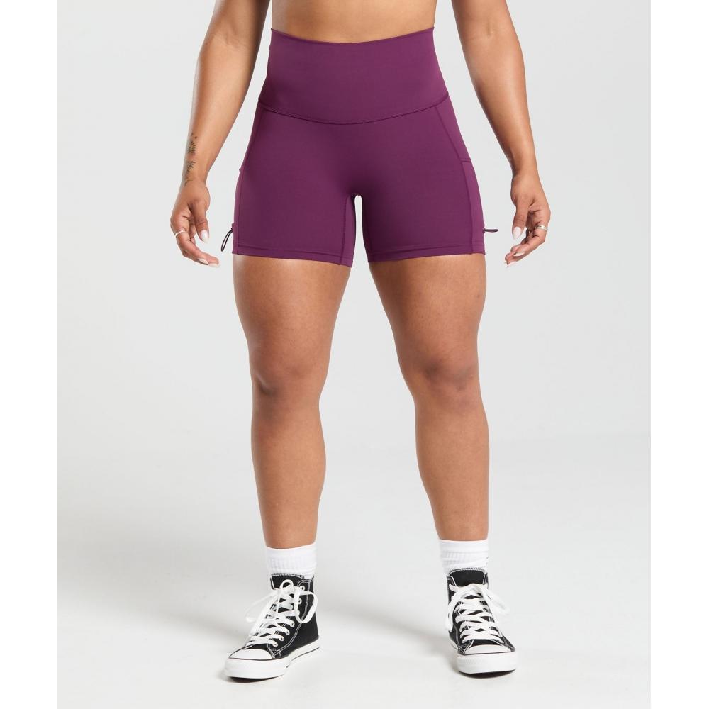 

Gymshark Legacy Logo Tight Shorts Magenta Purple B7a4g Pbzr XS