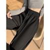 Women's Dark Gray Slimming Straight-Leg Sweatpants - Spring/Fall 2025