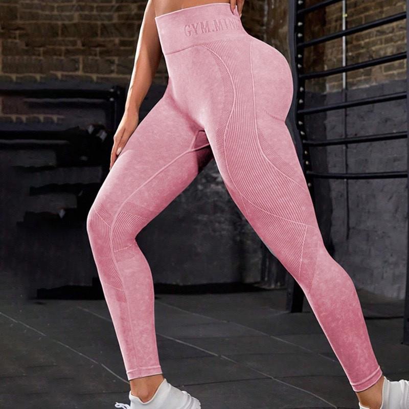 Seamless Butt-Lifting High-Waisted Yoga & Cycling Pants