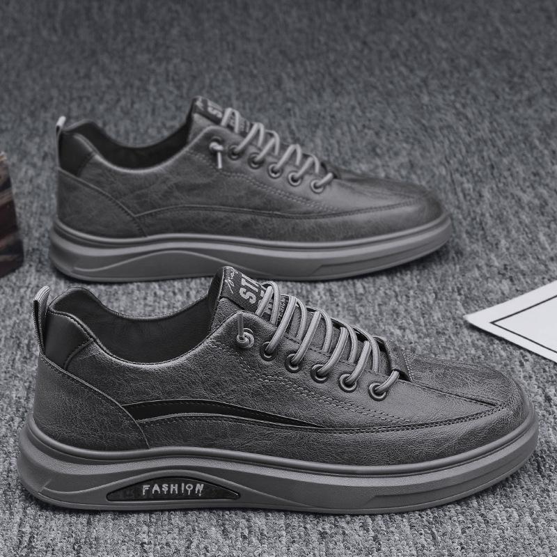 Atmungsaktive, wasserdichte und rutschfeste Schuhe für Herren für Frühling, Sommer und Herbst, Trendige lässige Lederschuhe