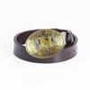 Whole Two-layer Cowhide Belt Male Punk Style Letter N Belt
