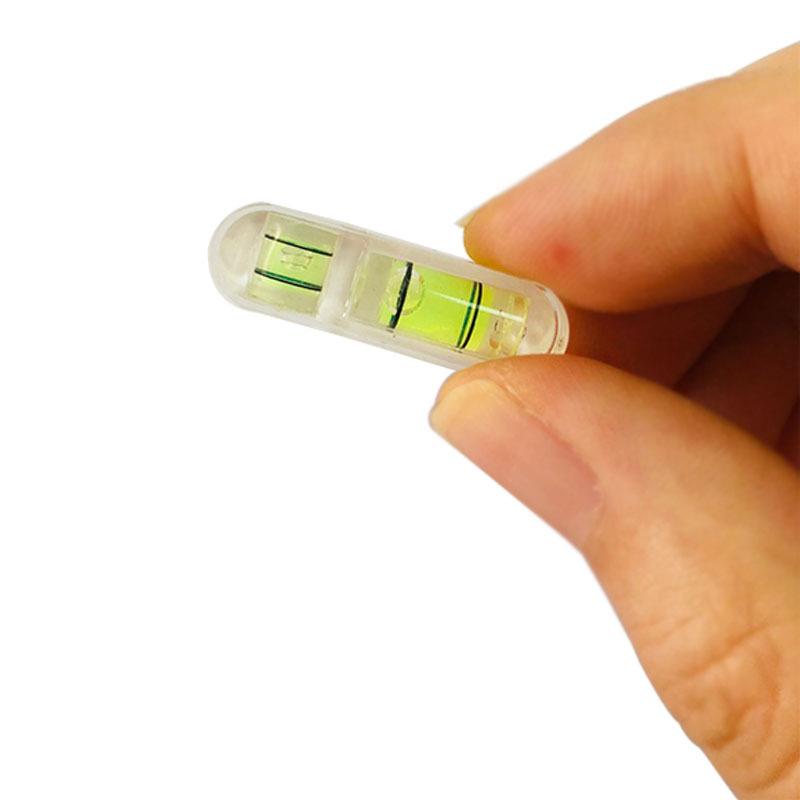 Mini-Wasserwaage, T-Typ, runde und quadratische Wasserwaage, DIY-Messwerkzeuge für Pos-Frame-Schreibtisch, tägliche Rahmen-Oberflächennivellierung