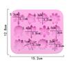 Rose Silicone Mold Flower Leaves Cake Decorating Tools Sunflower Bows Candy Ice Cube Tray Cupcake Topper Kitchen Accessories