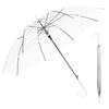 Vinyl Umbrella 70cm Pack 10 Ladies Men Lightweight Wind-resistant Durable Long Transparent Clear Jump Diameter 83cm Slightly Smaller