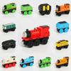 Colorful Wooden Magnetic Train Set For Kids With Interactive Push-pull Features