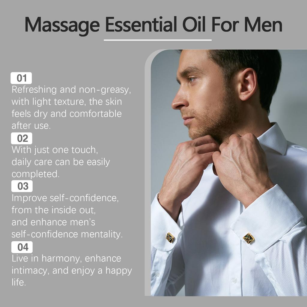 Male Enhancement Massage Oil Erection Gel Body Oil Enlargement Enhancement Male Extension Erection Massage Oil Oil10ML